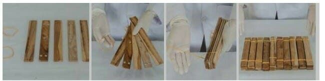 thanh gỗ làm tổ cho ruồi lính đen đẻ